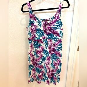Tommy Bahama "Fronds of a Feather" tank dress